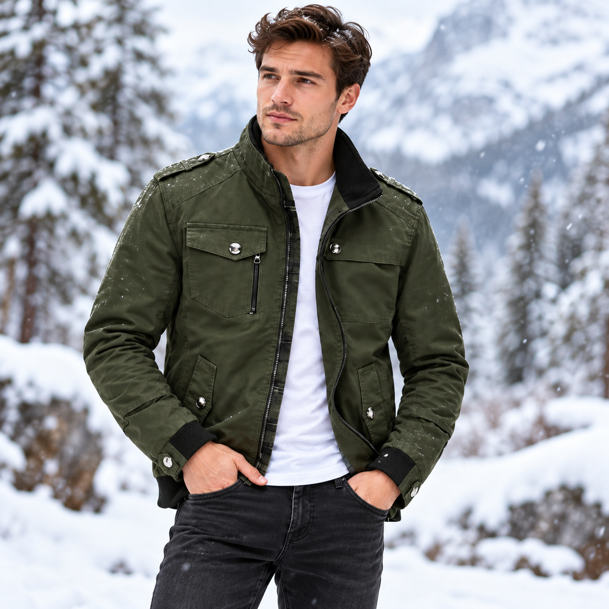 Men's Cotton Casual Jacket