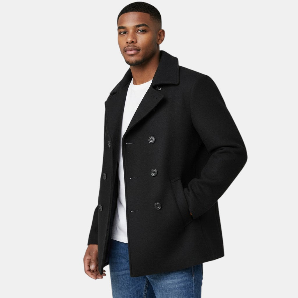 Stylish Double-Breasted Coat