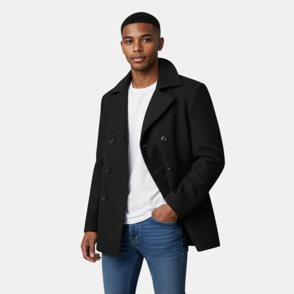 Stylish Double-Breasted Coat