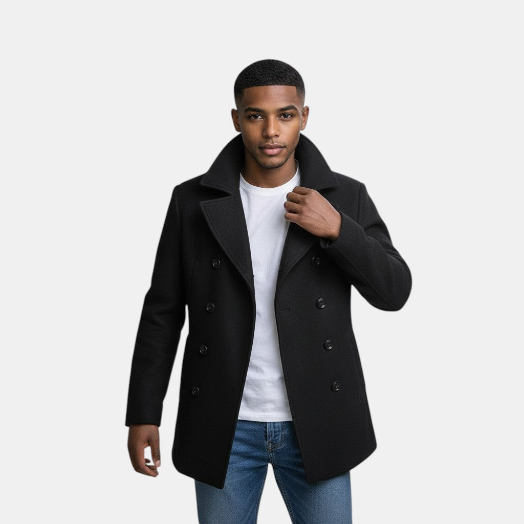 Stylish Double-Breasted Coat