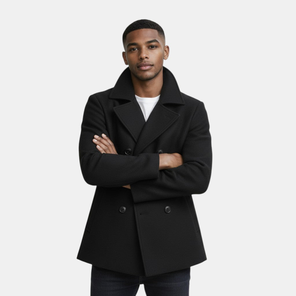 Stylish Double-Breasted Coat