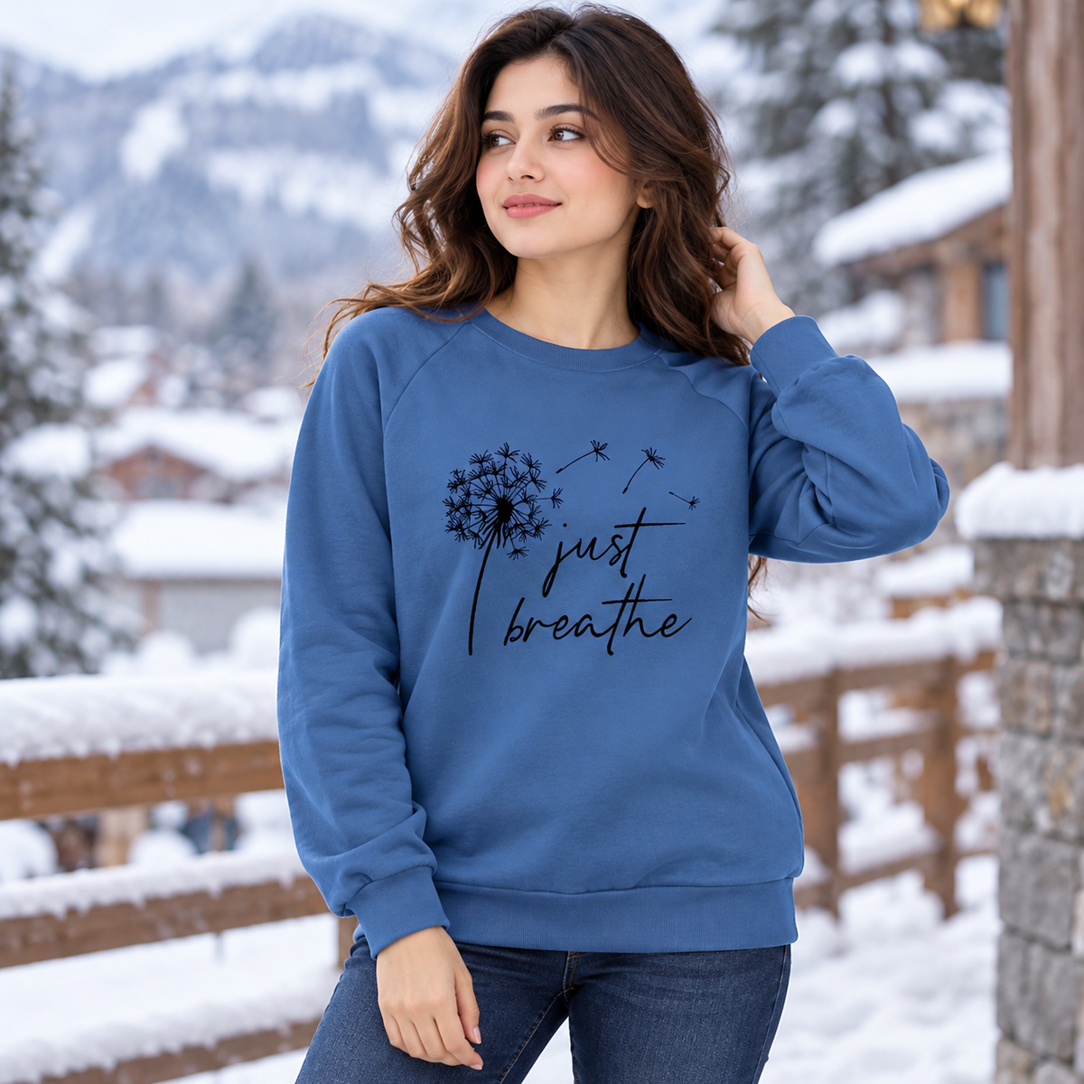 Women's Casual Long-Sleeve Printed Blouse with Relaxed Fit for Everyday Chic Style