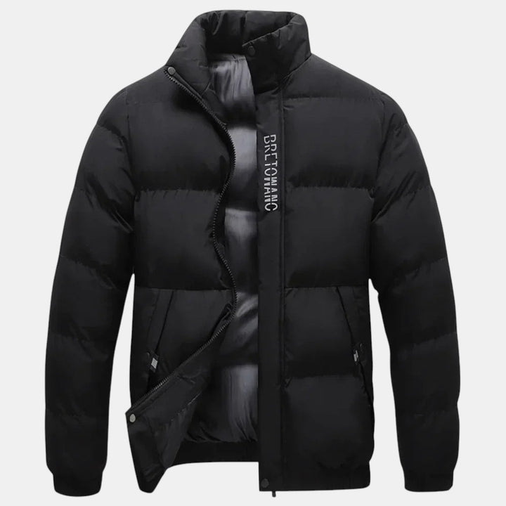 Men's Weather-Resistant Long Winter Jacket