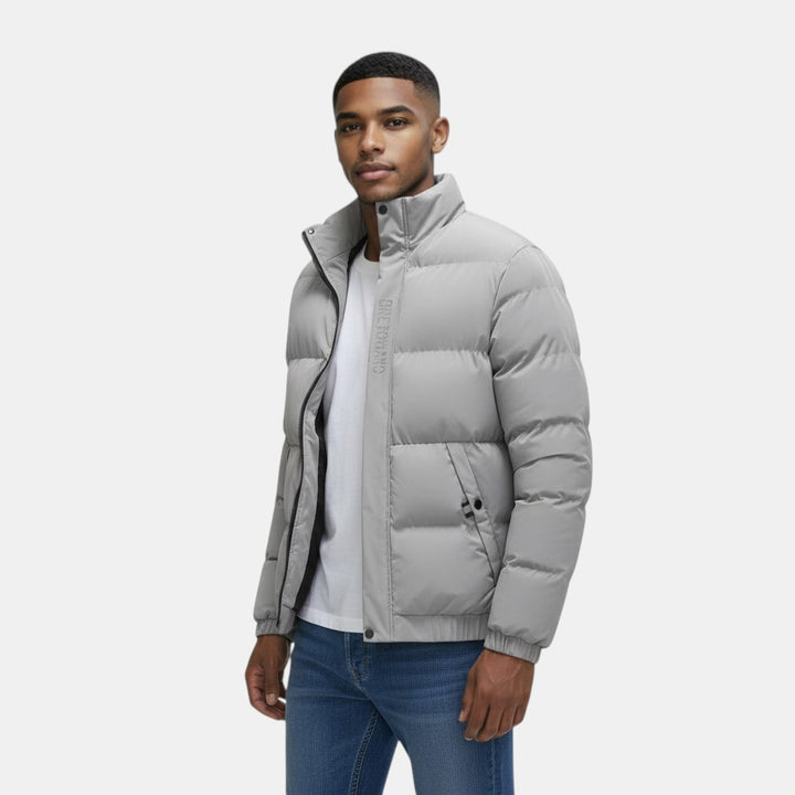 Men's Weather-Resistant Long Winter Jacket