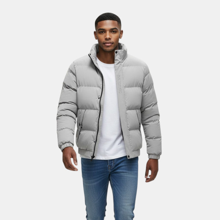 Men's Weather-Resistant Long Winter Jacket