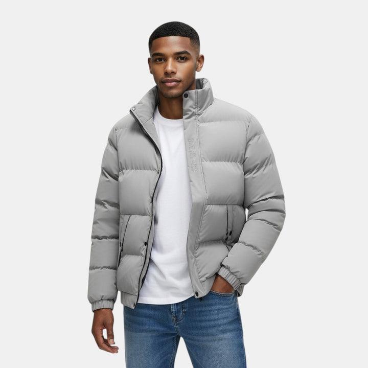 Men's Weather-Resistant Long Winter Jacket
