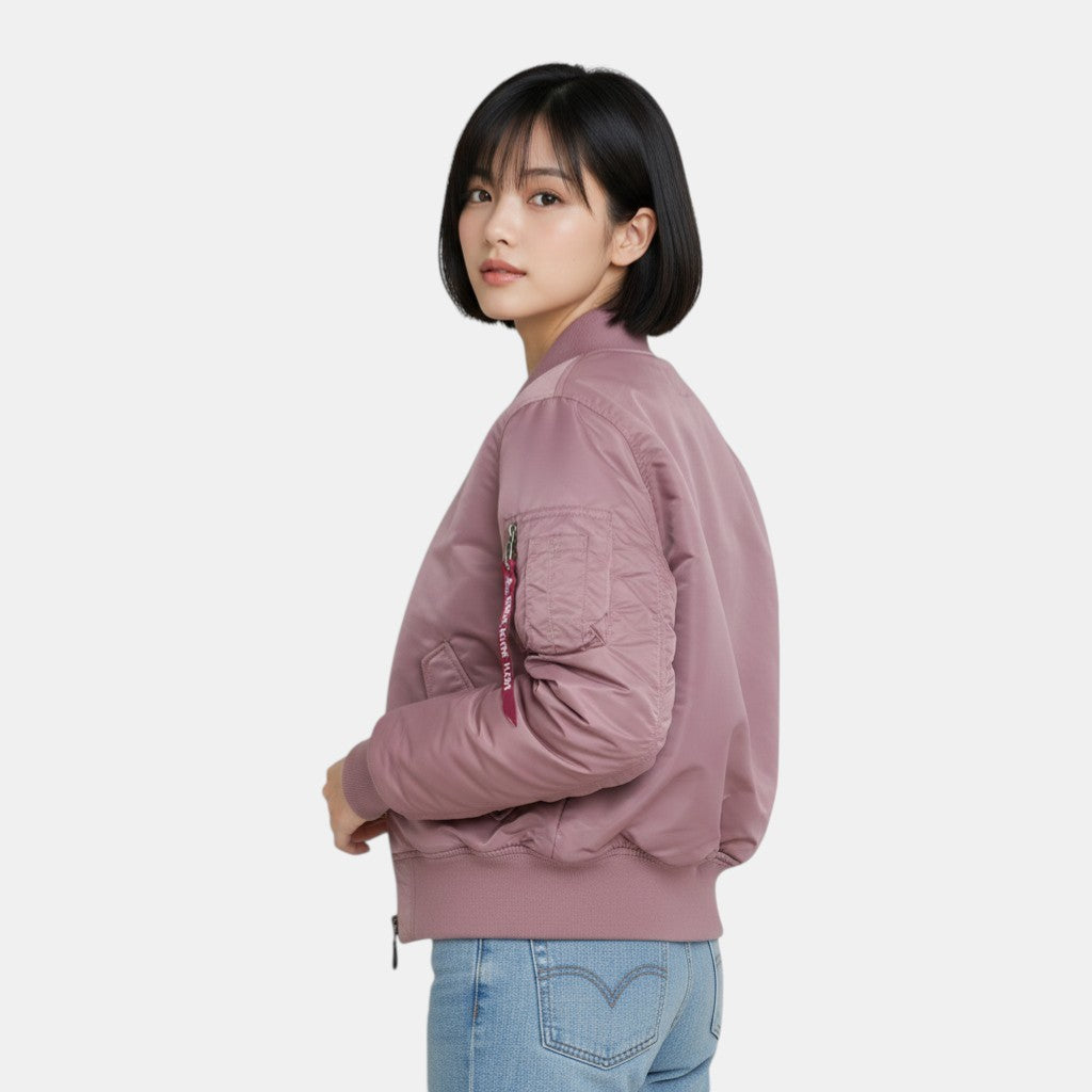 Women's Stylish Bomber Jacket with Warm Insulation