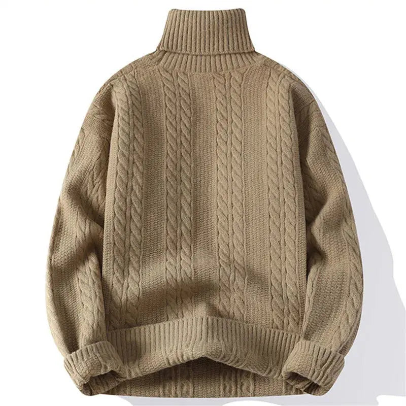 Women’s Cable-Knit Turtleneck Sweater
