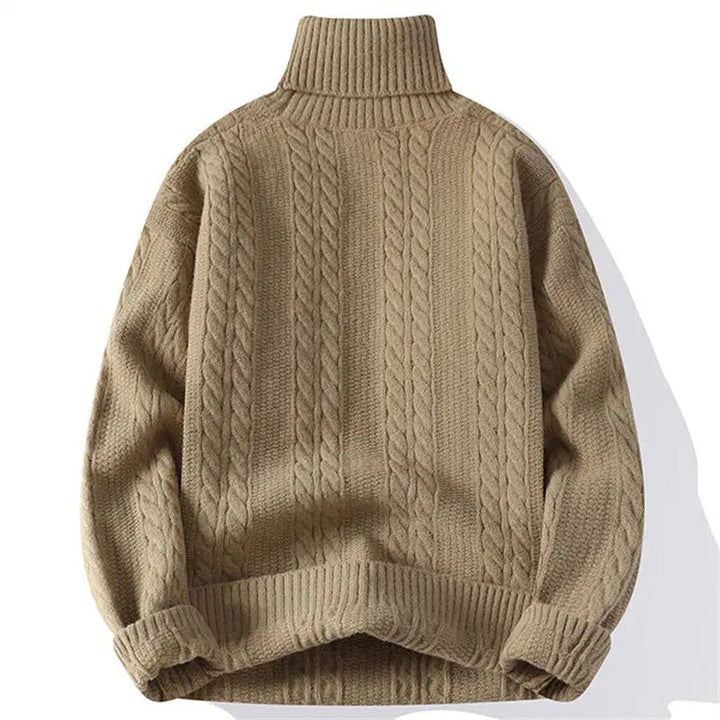 Women’s Cable-Knit Turtleneck Sweater