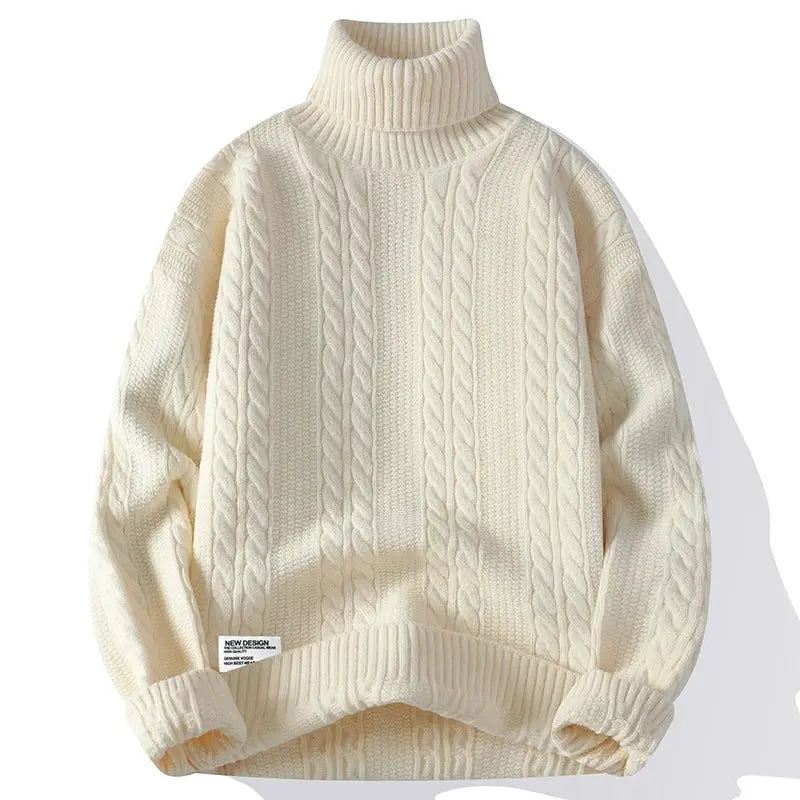Women’s Cable-Knit Turtleneck Sweater