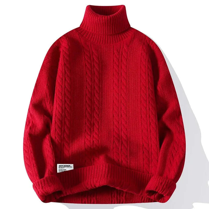 Women’s Cable-Knit Turtleneck Sweater