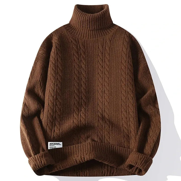 Women’s Cable-Knit Turtleneck Sweater