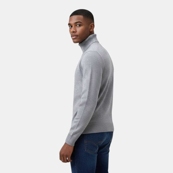 Men's Wool Roll Neck Jumper