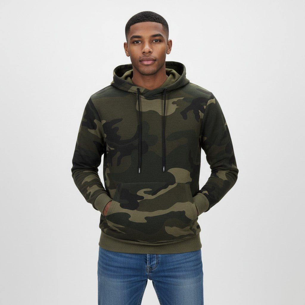 Men's Camouflage Hoodie Comfortable Casual Style