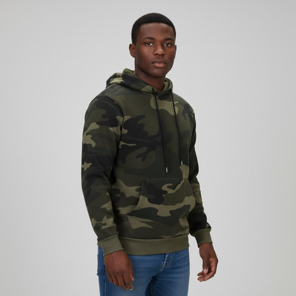Men's Camouflage Pullover Hoodie
