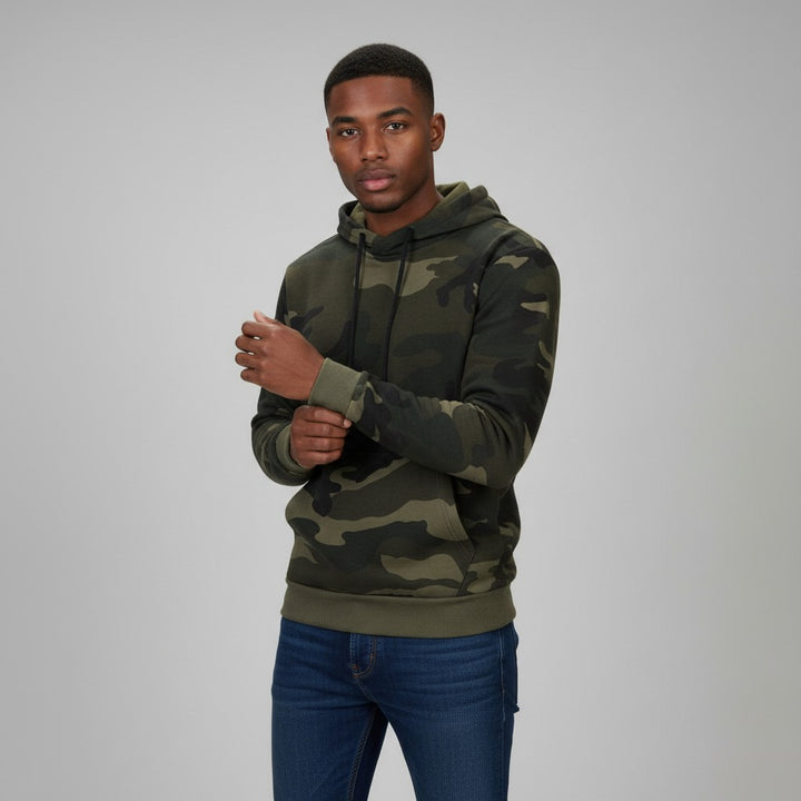 Men's Camouflage Hoodie Comfortable Casual Style