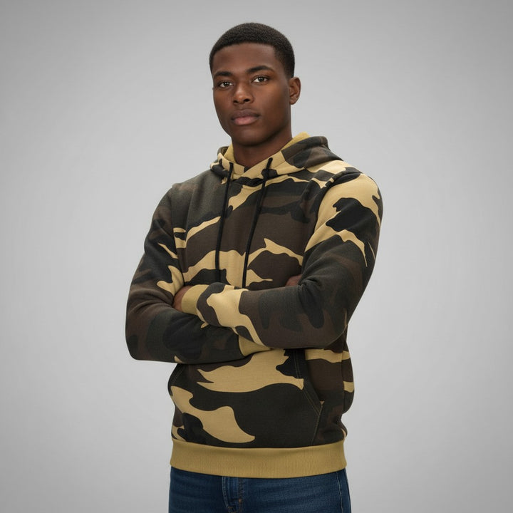 Men's Camouflage Hoodie Comfortable Casual Style