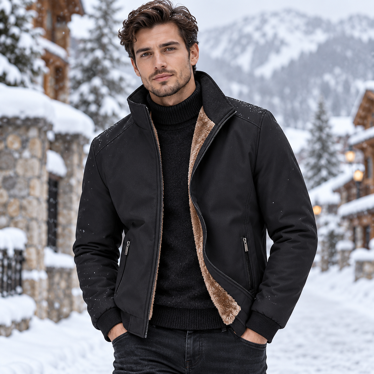 Men's Business Casual Winter Coat
