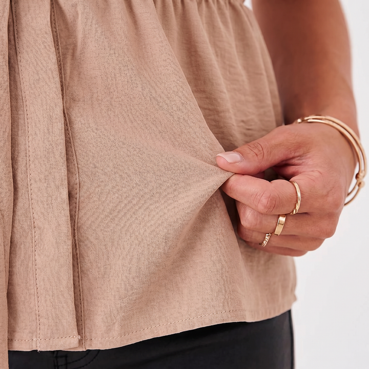 Women's Batwing Short Sleeve Chiffon Blouse