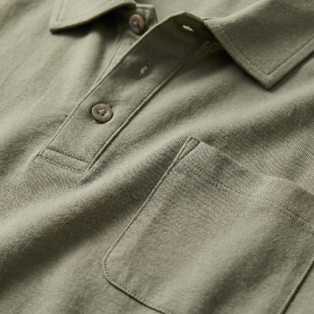 Men’s Short Sleeve Polo Shirt with Chest Pocket