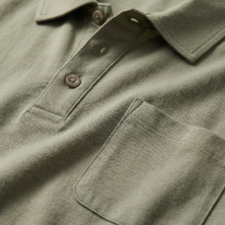 Men’s Short Sleeve Polo Shirt with Chest Pocket