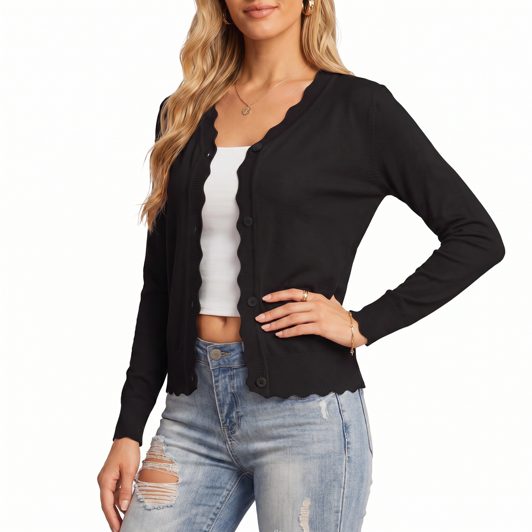 Women’s Short Knit Cardigan Sweater