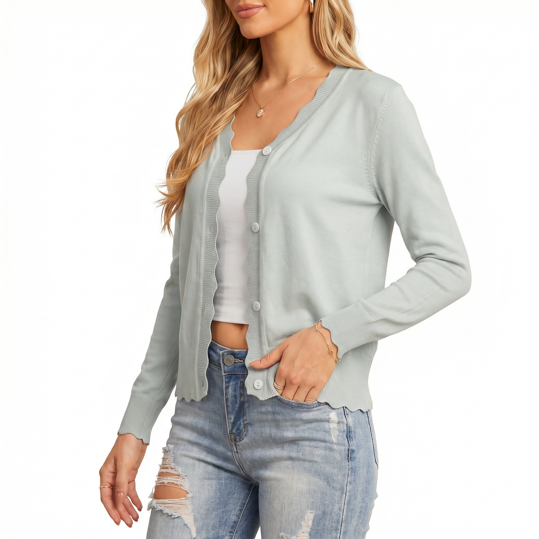 Women’s Short Knit Cardigan Sweater