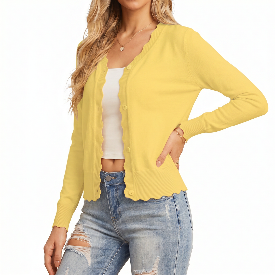 Women’s Short Knit Cardigan Sweater