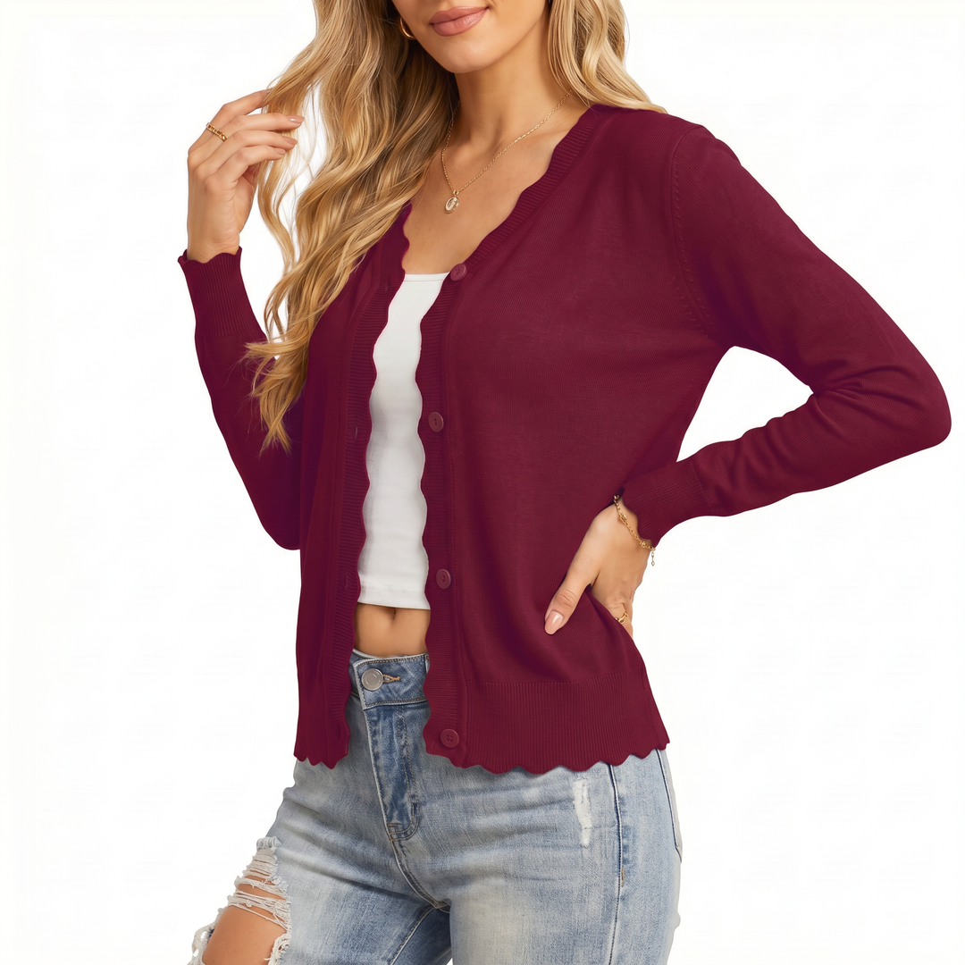 Women’s Short Knit Cardigan Sweater