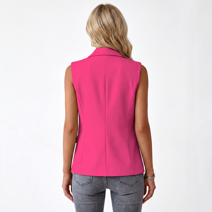 Elegant Sleeveless Blazer Vest for Women