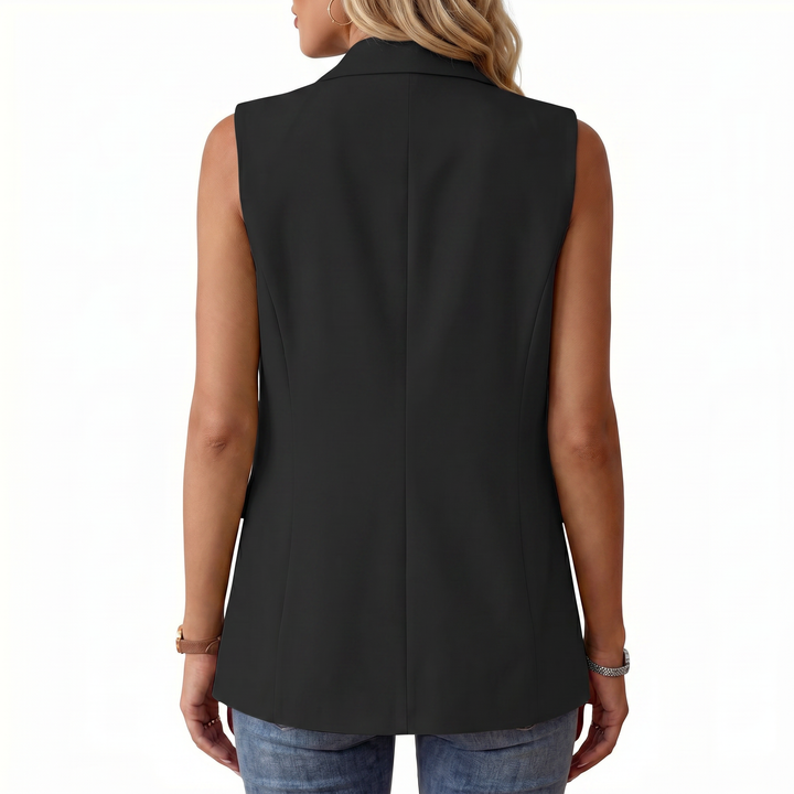 Elegant Sleeveless Blazer Vest for Women