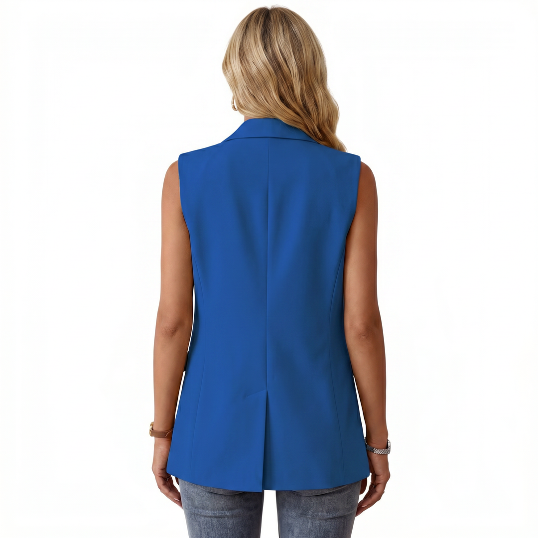 Elegant Sleeveless Blazer Vest for Women