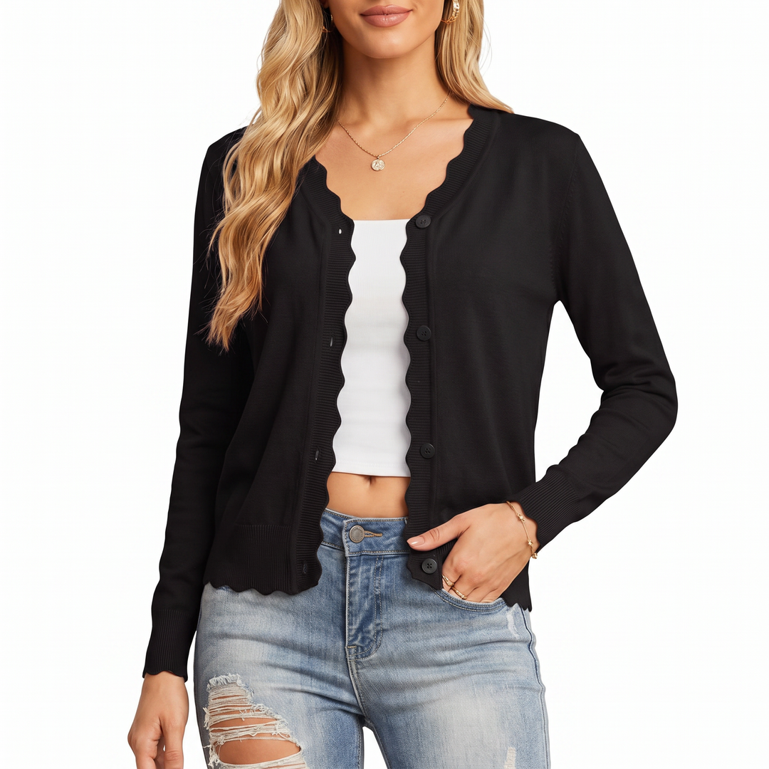 Women’s Short Knit Cardigan Sweater