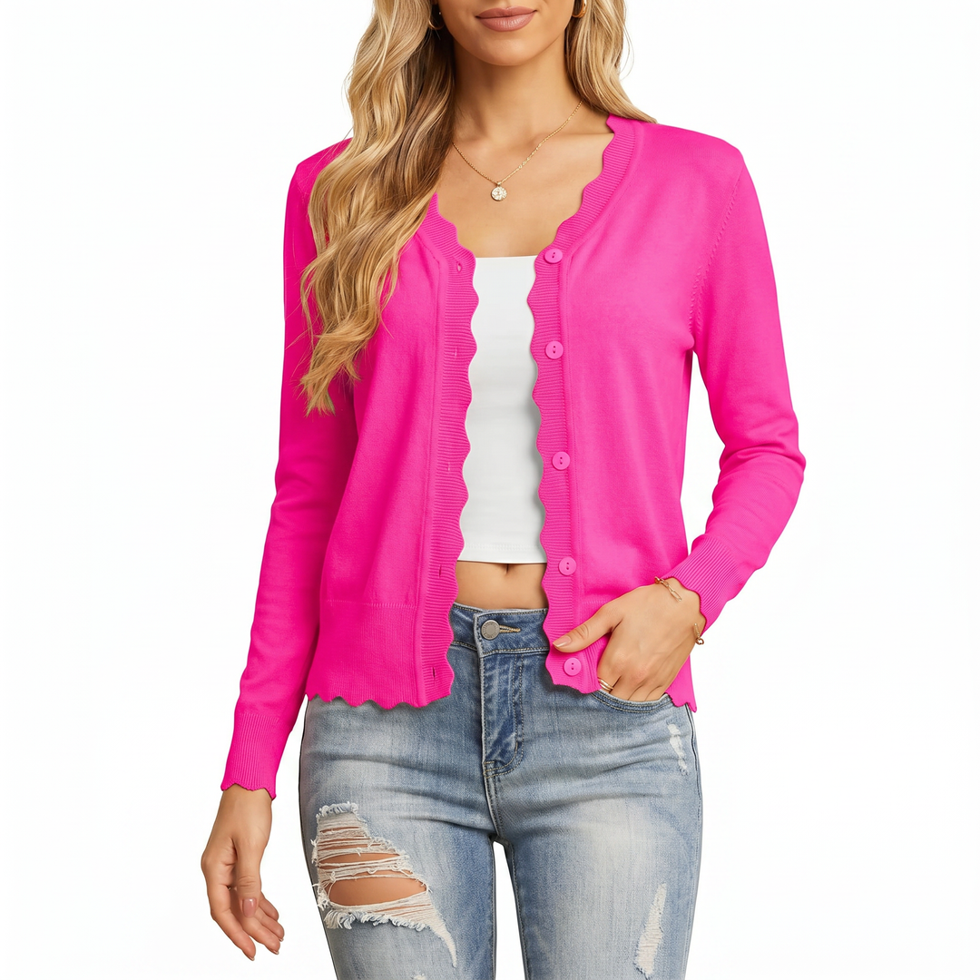 Women’s Short Knit Cardigan Sweater