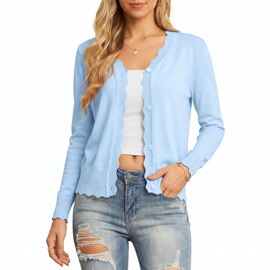 Women’s Short Knit Cardigan Sweater