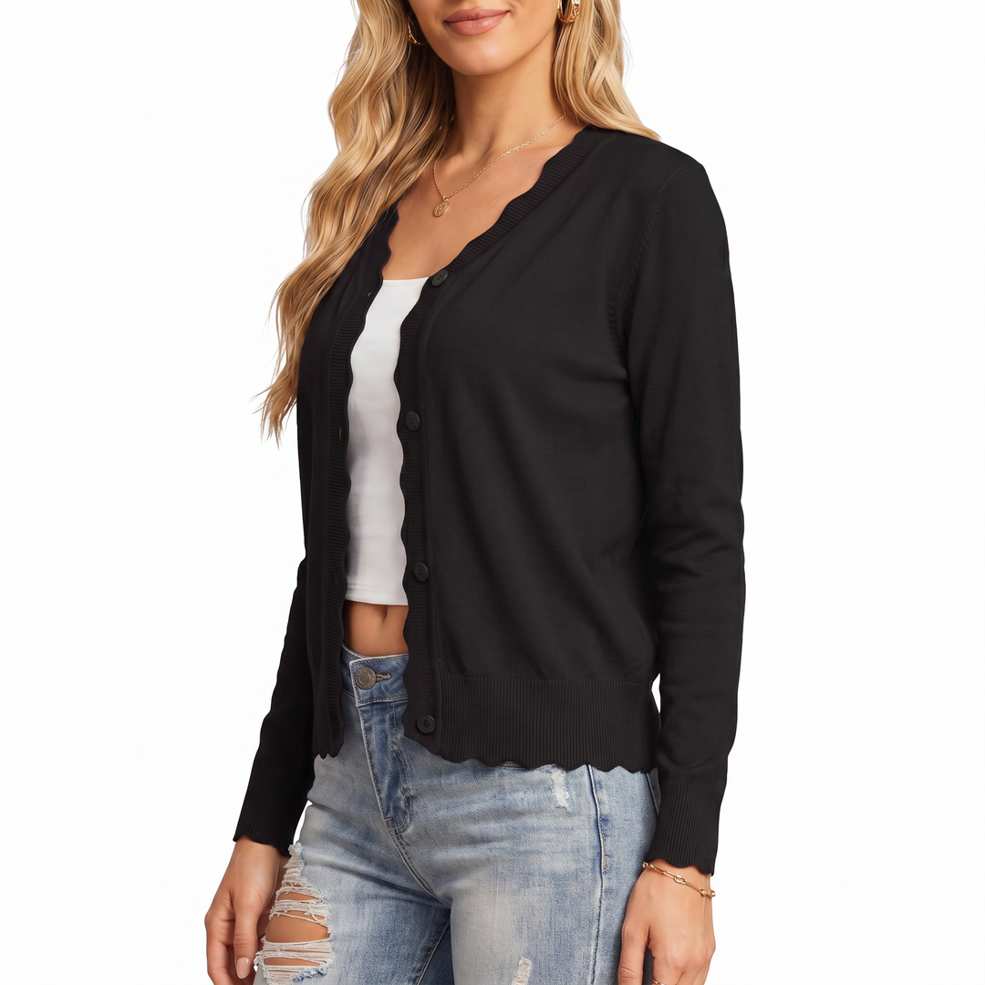 Women’s Short Knit Cardigan Sweater