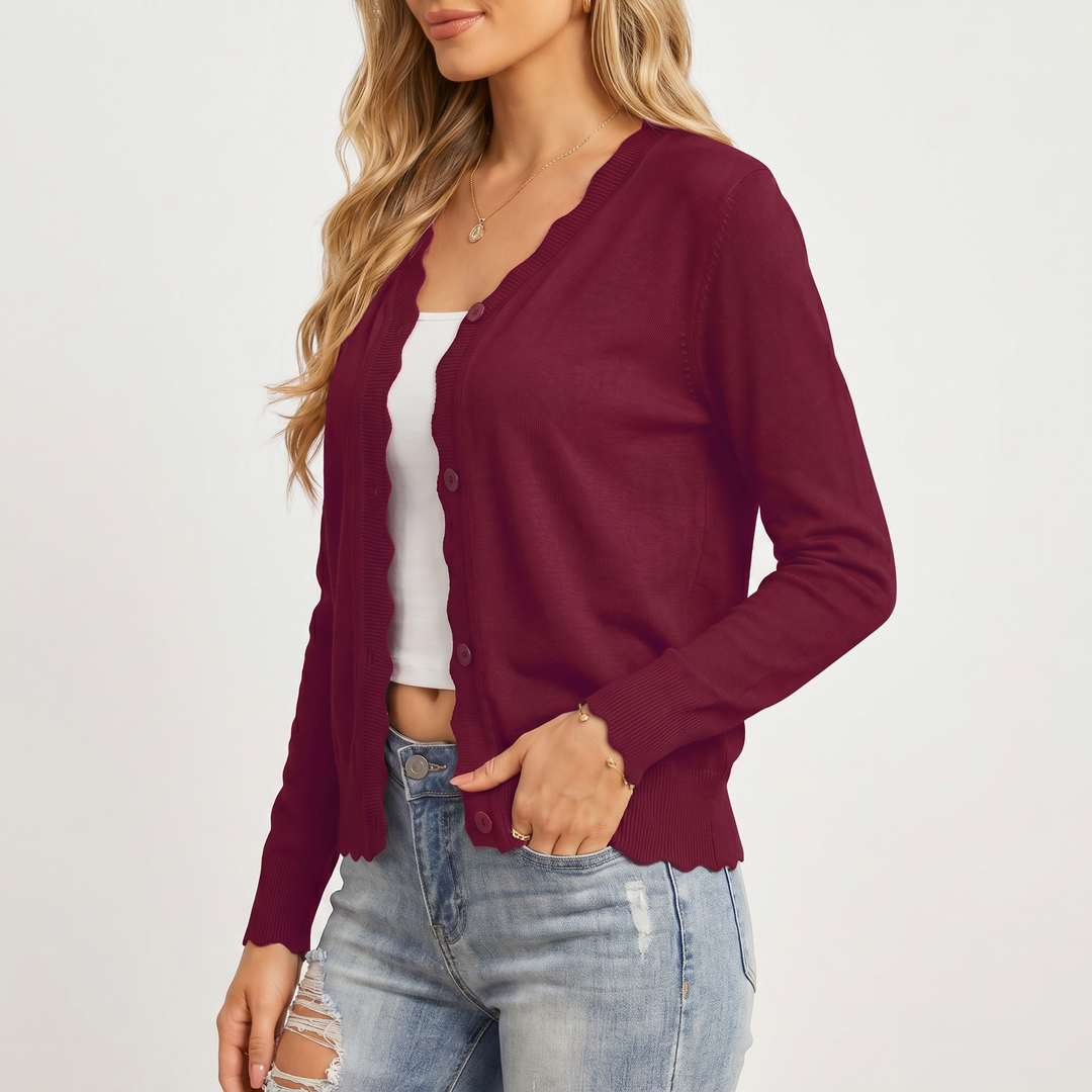 Women’s Short Knit Cardigan Sweater