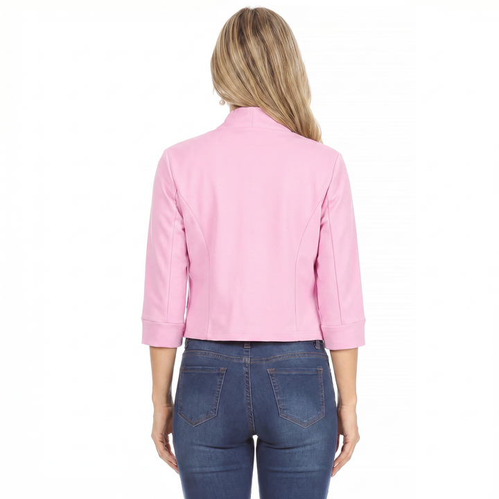 Women's Open Front Cropped Blazer