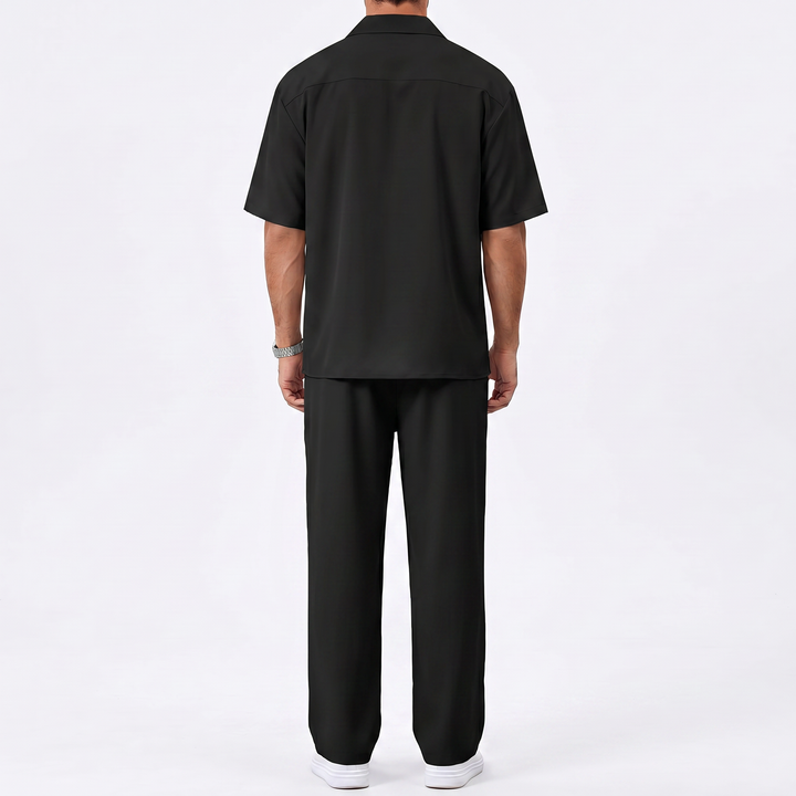 Men’s Short Sleeve Shirt and Trousers Set