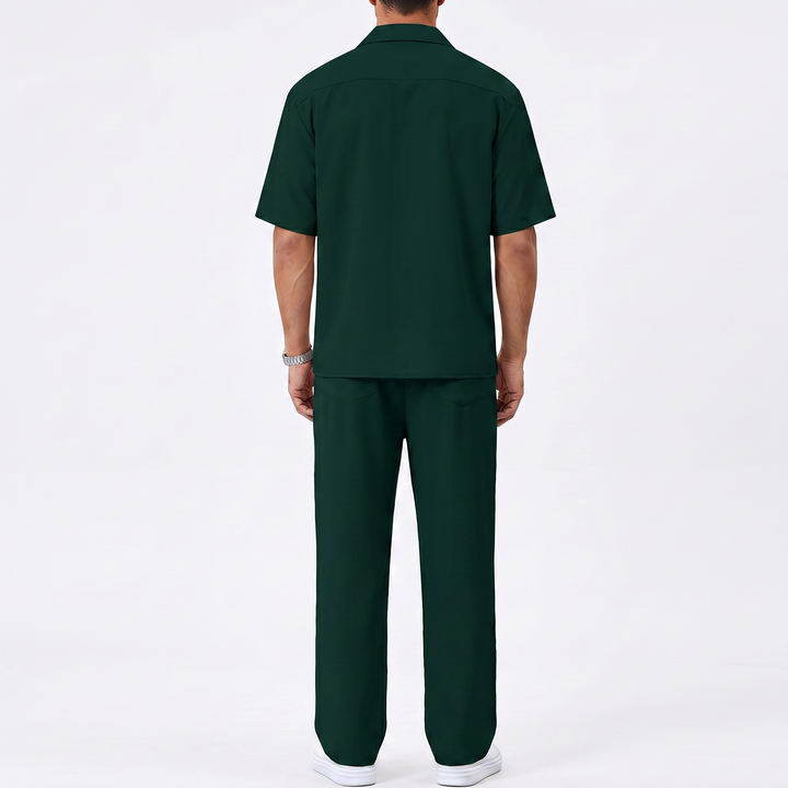 Men’s Short Sleeve Shirt and Trousers Set