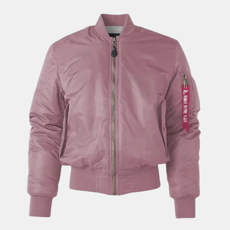Women's Stylish Bomber Jacket with Warm Insulation