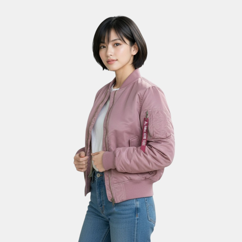 Women's Stylish Bomber Jacket with Warm Insulation