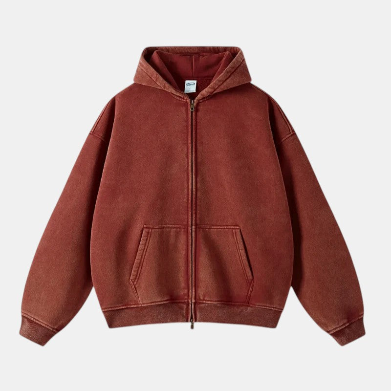 Women's Oversized Zip Hoodie
