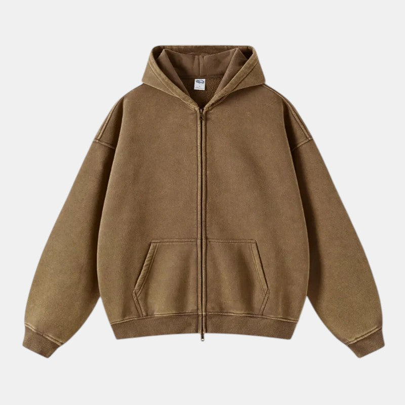 Women's Oversized Zip Hoodie