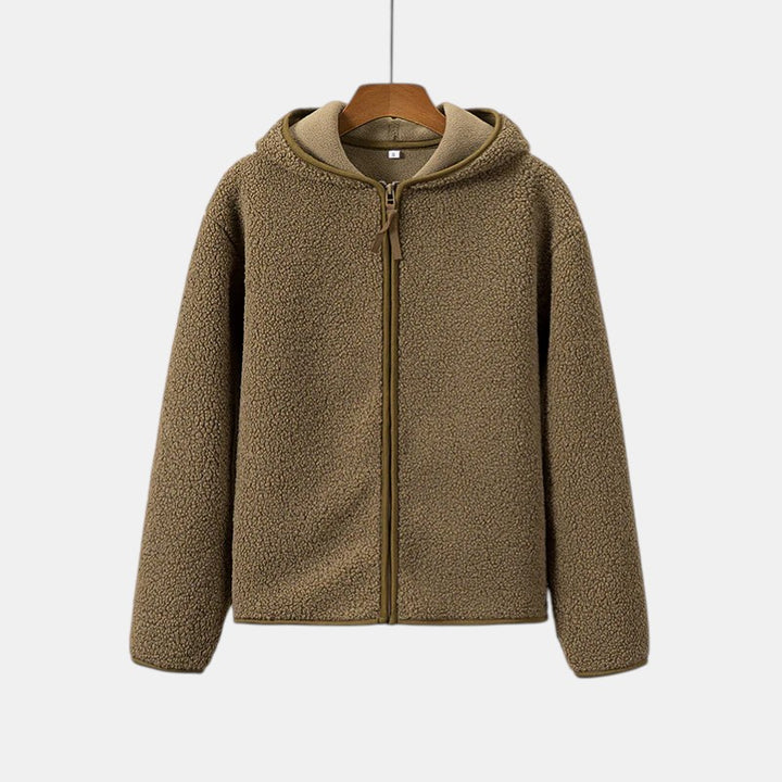 Women's Hooded Sherpa Fleece Gilet