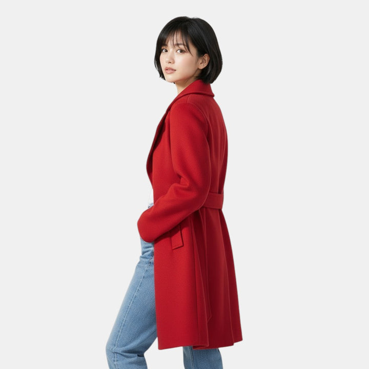 Ladies' Long Trench Coat Winter Jacket