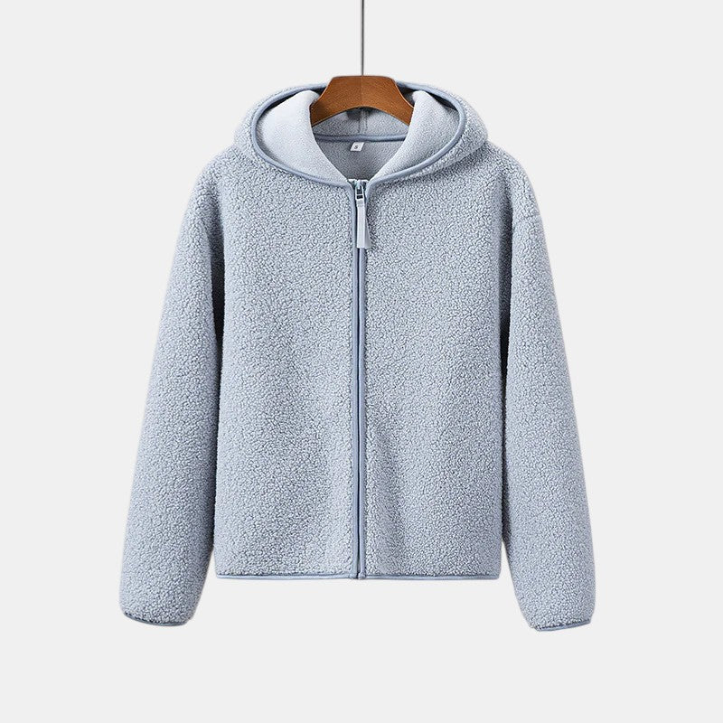 Women's Hooded Sherpa Fleece Gilet