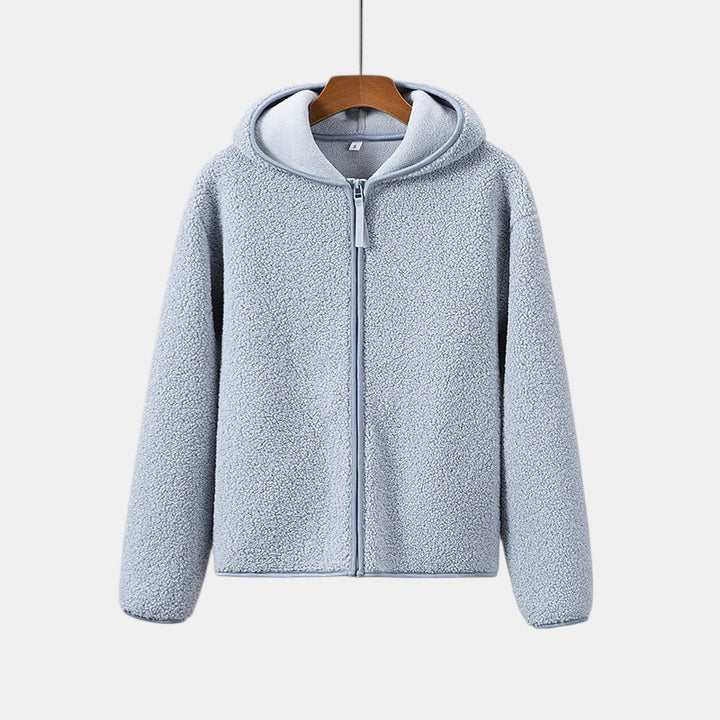 Women's Hooded Sherpa Fleece Gilet