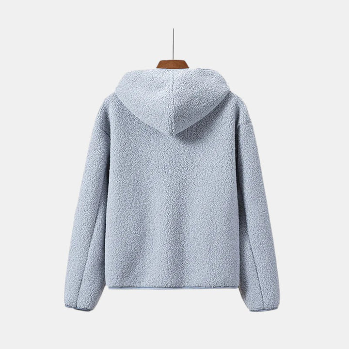 Women's Hooded Sherpa Fleece Gilet