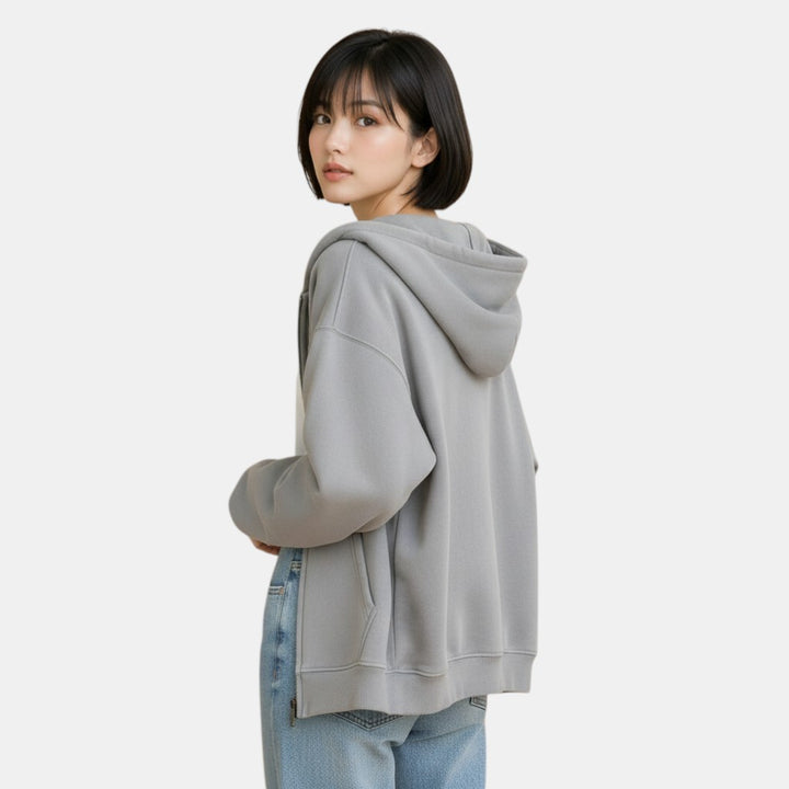 Women's Oversized Zip Hoodie